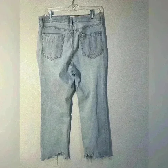 Rag & Bone Light Wash soft Frayed Hem Jeans - Size 31 - Picture 6 of 11